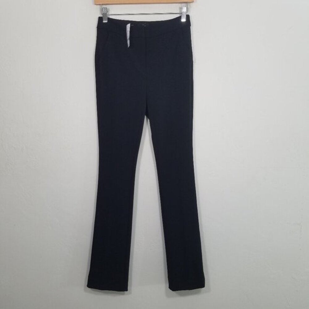 NWT White House Black Market The Essential Slim Fit Stretch Dress Pants Black - Picture 1 of 8